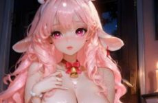 Joli cadeau pour noël avec des gros seins par IA