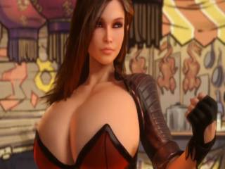 Blaze Fielding de Street of Rage aux gros seins