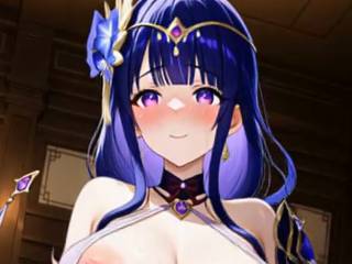 Les gros seins de Raiden Shogun par IA