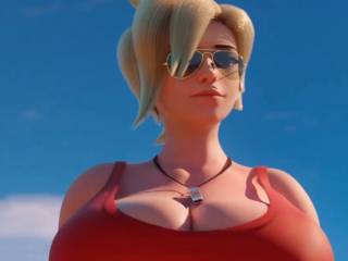 Mercy lifeguard dans alerte à Malibu en 3D