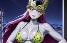 Cell en version hentai dans Dragon Ball Z
