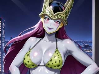 Cell en version hentai dans Dragon Ball Z